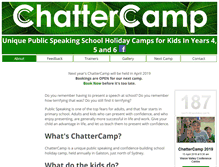 Tablet Screenshot of chattercamp.info